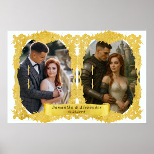 Middeleeuwse Renaissance Ridder Renfaire Aangepast Poster