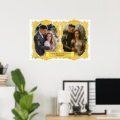 Middeleeuwse Renaissance Ridder Renfaire Aangepast Poster (Thuiskantoor)