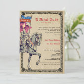 middeleeuwse renaissance ridder renfaire Baby show Kaart (Staand voorkant)