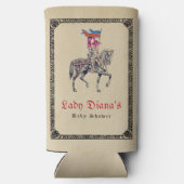 middeleeuwse renaissance ridder renfaire Baby show Seltzer Blikjeskoeler (Achterkant)