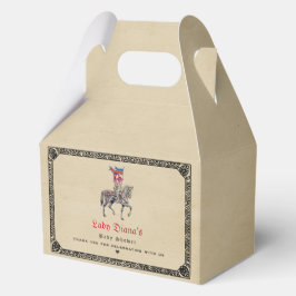 Middeleeuwse Renaissance Ridder Renfaire Babyfeest Bedankdoosjes