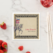 Middeleeuwse Renaissance Ridder Renfaire Babyfeest Servet (Insitu)