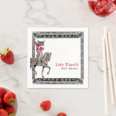 Middeleeuwse Renaissance Ridder Renfaire Feestje v Servet (Insitu)