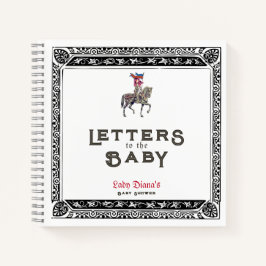 Middeleeuwse Renaissance Ridder Renfaire W Baby sh Notitieboek