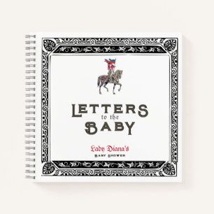 Middeleeuwse Renaissance Ridder Renfaire W Baby sh Notitieboek