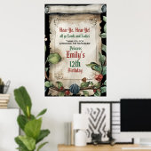 Middeleeuwse Renaissance Rol Geboortedag Poster (Thuiskantoor)