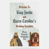 Middeleeuwse Renaissance Royal Wedding Acryl Teken Acryl Bord (Voorkant)