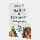 Middeleeuwse Renaissance Royal Wedding Acryl Teken Acryl Bord (Hoek)