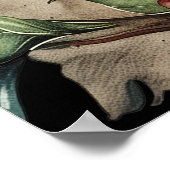 Middeleeuwse Renaissance Scroll Verjaardag Poster (Hoek)