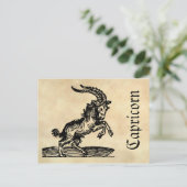 Middeleeuwse renaissance sterrenbeeld Steenbok Briefkaart (Staand voorkant)