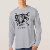 Middeleeuwse renaissance sterrenbeeld Stier T-shirt (Voorkant)