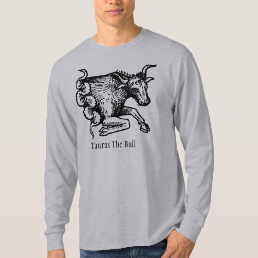 Middeleeuwse renaissance sterrenbeeld Stier T-shirt (Voorkant)