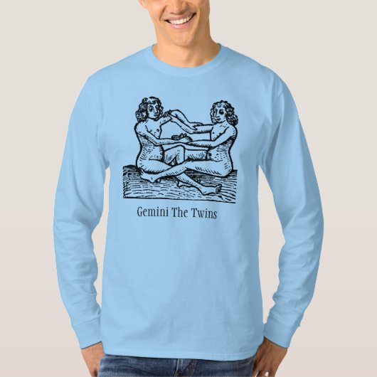 middeleeuwse renaissance sterrenbeeld tekenen Twee T-shirt (Voorkant)