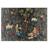 Middeleeuwse Renaissance Tapestry Herders en Schap Snijplank (Voorkant)