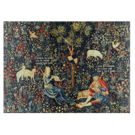 Middeleeuwse Renaissance Tapestry Herders en Schap Snijplank