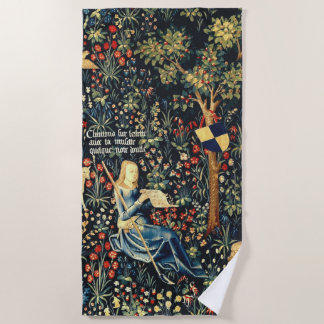 Middeleeuwse Renaissance Tapestry Herders en Schap Strandlaken