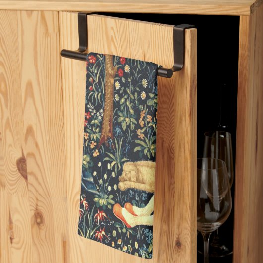 Middeleeuwse Renaissance Tapestry Herders en Schap Theedoek (Derde Gevouwen)