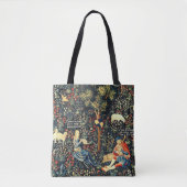 Middeleeuwse Renaissance Tapestry Herders en Schap Tote Bag (Voorkant)