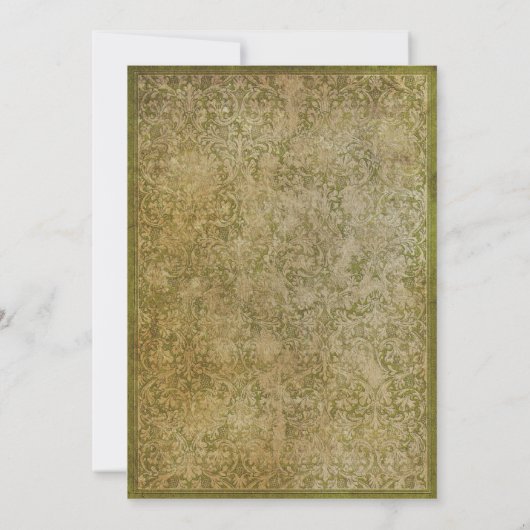 Middeleeuwse Renaissance Verjaardag Trouw Uitnodig Kaart (Achterkant)