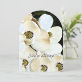 Middeleeuwse Renaissance Vintage Vogel Magnolia Br Kaart (Staand voorkant)