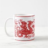 middeleeuwse/renaissance Wyverns Koffie Mok (Links)
