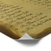 Middeleeuwse Renaissance zitplan 12 Tafels Poster (Hoek)