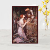 Middeleeuwse/Renassiance Eenvoudige Liefde Kaart (Gele Bloem)