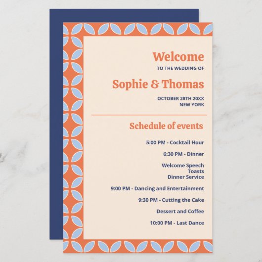 Middeleeuwse retro bruiloft (Voorkant / Achterkant)