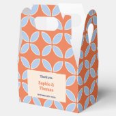 Middeleeuwse retro bruiloft bedankdoosjes (Geopend)