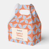 Middeleeuwse retro bruiloft bedankdoosjes (Voorkant Zijde)