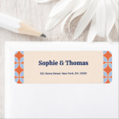 Middeleeuwse retro bruiloft etiket (Insitu)