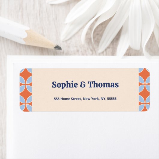 Middeleeuwse retro bruiloft etiket (Insitu)