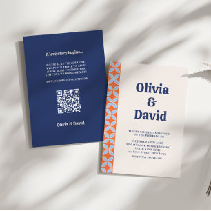 Middeleeuwse retro bruiloft kaart