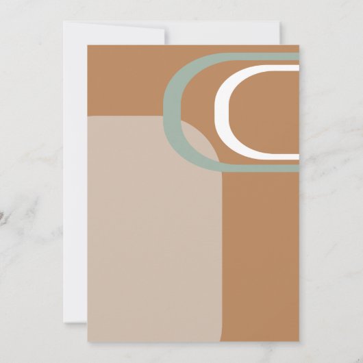 Middeleeuwse retro bruiloft kaart (Achterkant)