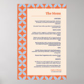 Middeleeuwse retro bruiloft poster (Voorkant)