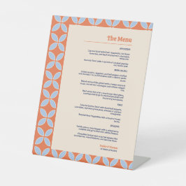 Middeleeuwse retro bruiloft reclamebord met voetstuk