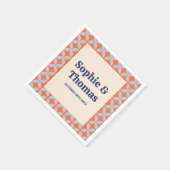 Middeleeuwse retro bruiloft servet (Hoek)