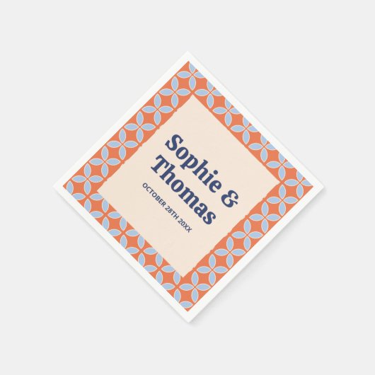 Middeleeuwse retro bruiloft servet (Hoek)