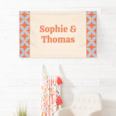 Middeleeuwse retro bruiloft spandoek (Insitu)