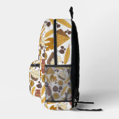 Middeleeuwse retro  middeleeuwse geschiedenis bedrukte rugzak (Rechts)