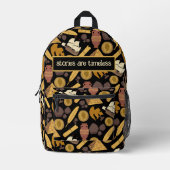 Middeleeuwse retro  middeleeuwse geschiedenis bedrukte rugzak (Voorkant)