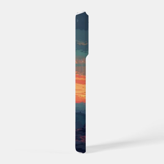 Middeleeuwse Ridder bij het Kampvuur - Fantasy iPh iPhone Hoesje (Rechterkant)