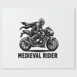 Middeleeuwse ridder cadeaupapier