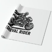 Middeleeuwse ridder cadeaupapier (Uitgerold)