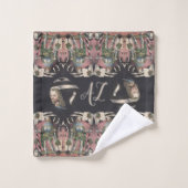 Middeleeuwse Ridder Duitsland Vintage Kunst Bad Handdoek (Wasdoekje)