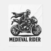 Middeleeuwse ridder fleece deken (Voorkant)