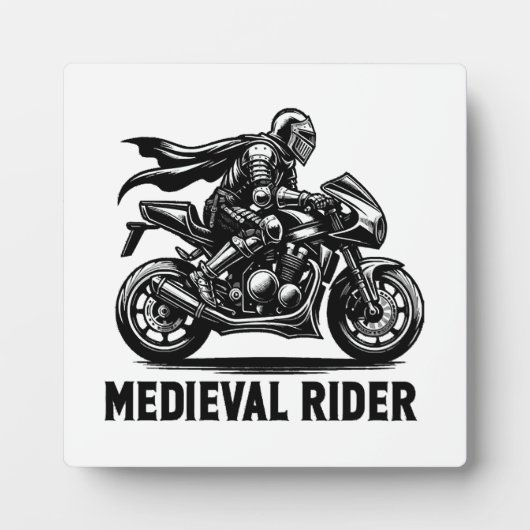Middeleeuwse ridder fotoplaat (Voorkant)
