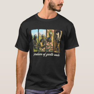 Middeleeuwse Ridder Kat Liefhebber Beschermers Van T-shirt
