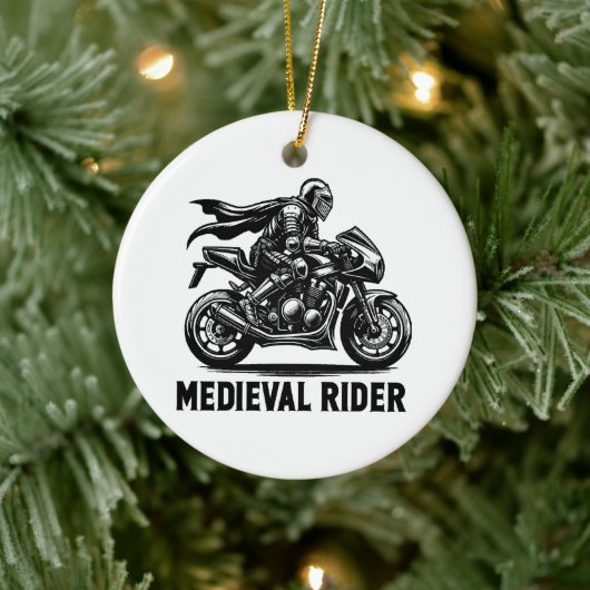 Middeleeuwse ridder keramisch ornament (Boom)
