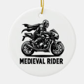 Middeleeuwse ridder keramisch ornament (Voorkant)